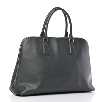 Prada Saffiano Lux Large Promenade Tote Biliardo 3 of 10