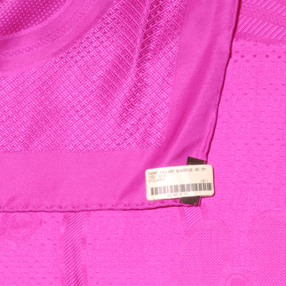 Hermes Silk Quadridge Scarf 90 Hot Pink 5 of 6