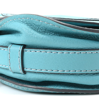 Chloe Calfskin Mini Marcie Round Crossbody Bag Faded Blue 9 of 9