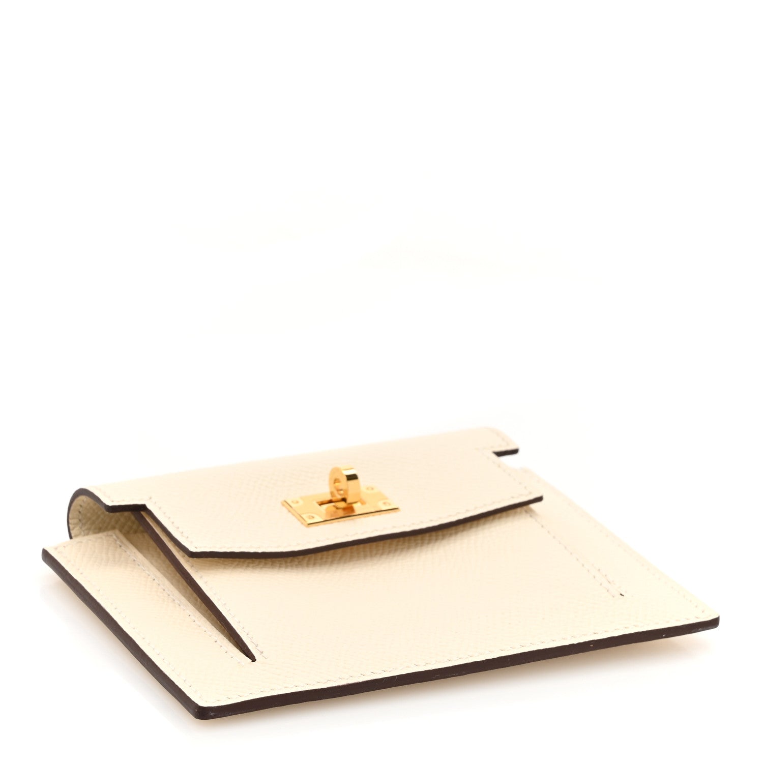 Hermes Epsom Kelly Pocket Compact Wallet Nata 4 of 10