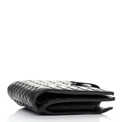 Bottega Veneta Nappa Intrecciato French Flap Wallet Black 3 of 6