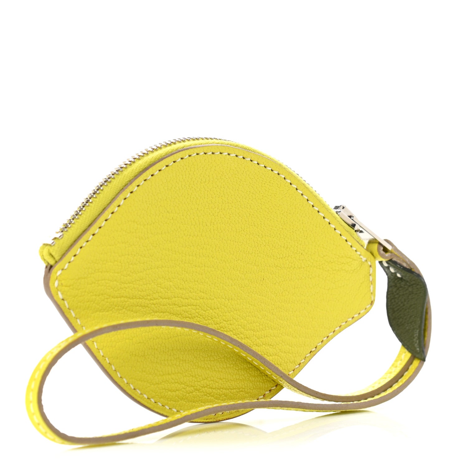 Hermes Chevre Mysore Tutti Frutti Citron Clutch Lime 2 of 7