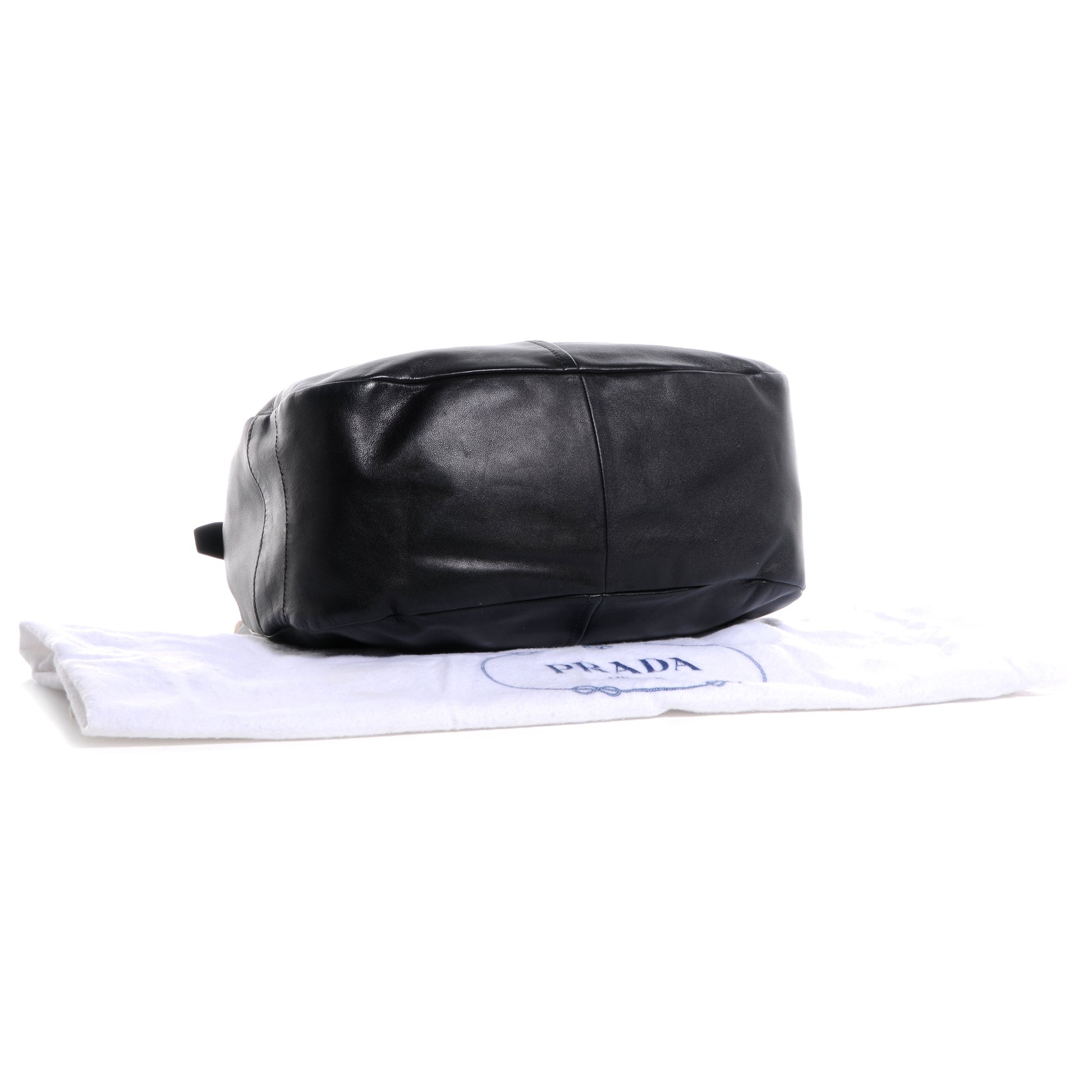 Prada Soft Calf Hobo Nero Black 4 of 8
