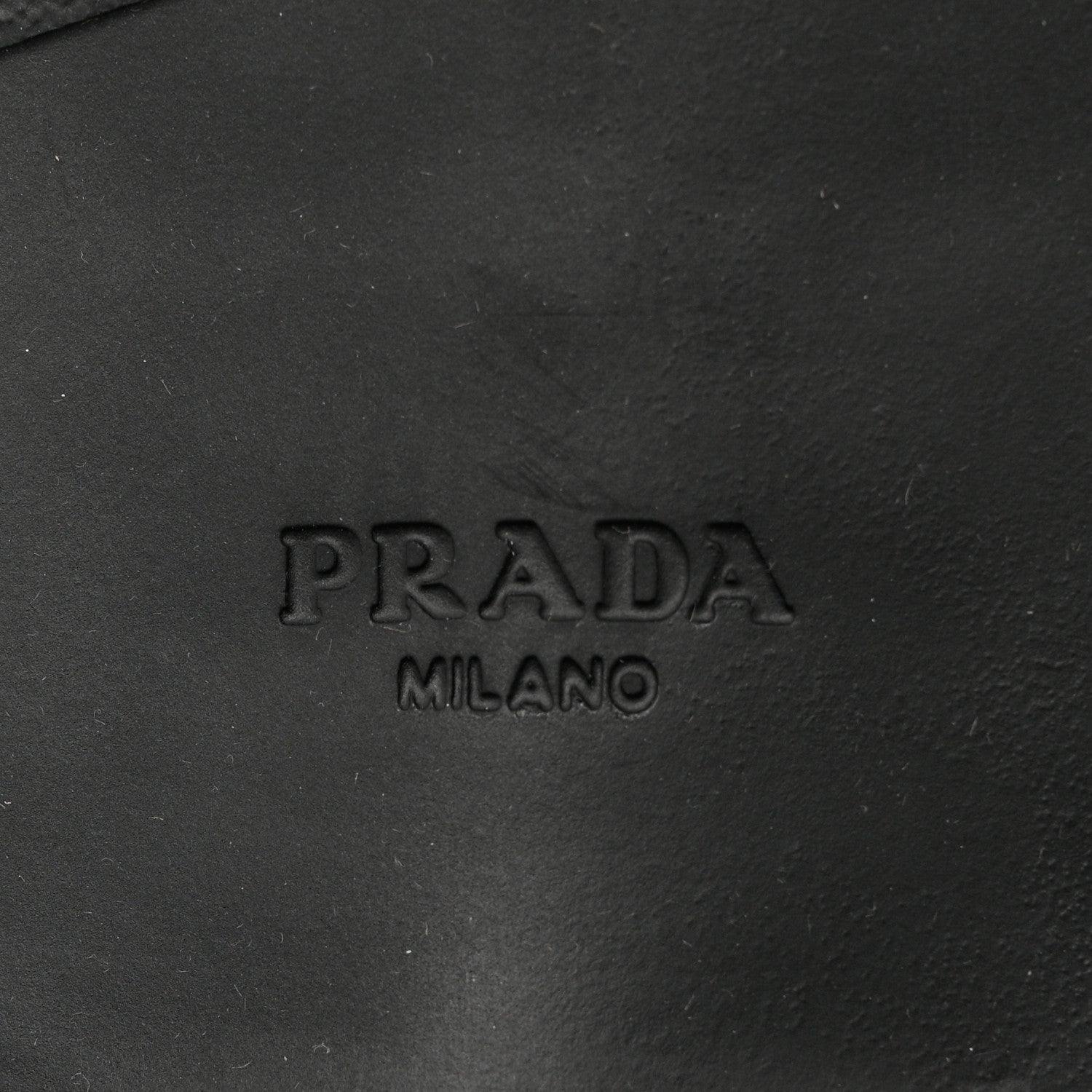 Prada Spazzolato Metal Triangle Logo 50mm Loafers 40 Black 8 of 10