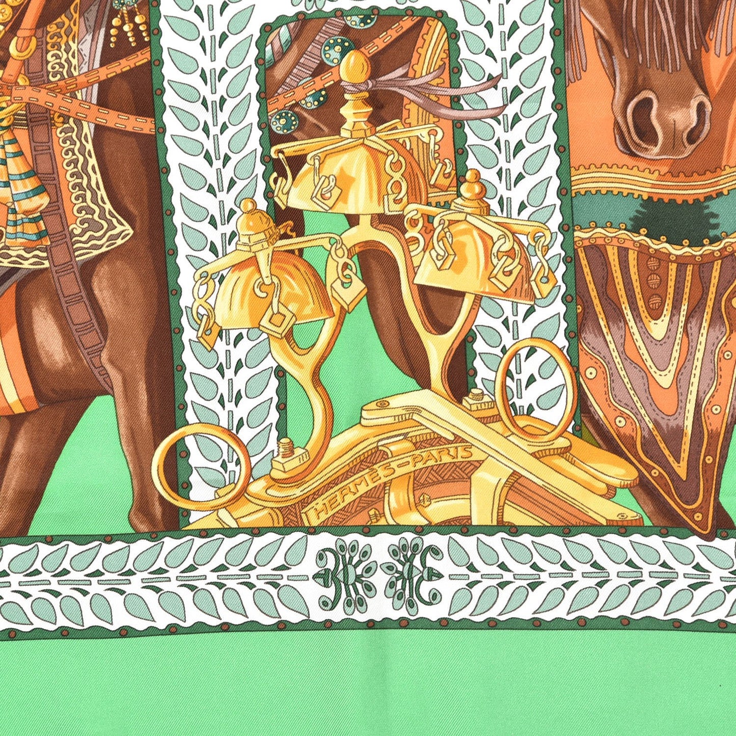 Silk La Danse du Cheval Marwari Scarf 90