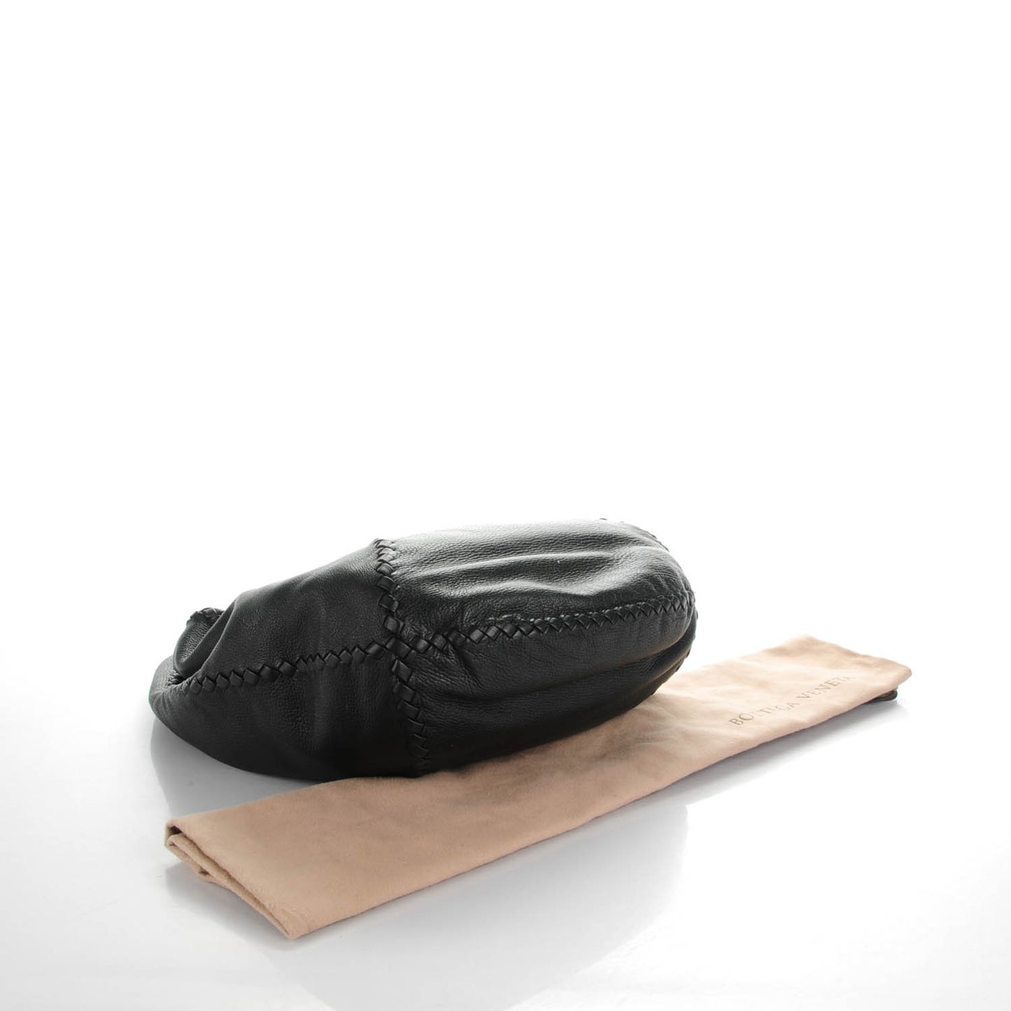 Cervo Deerskin Large Hobo Nero Black