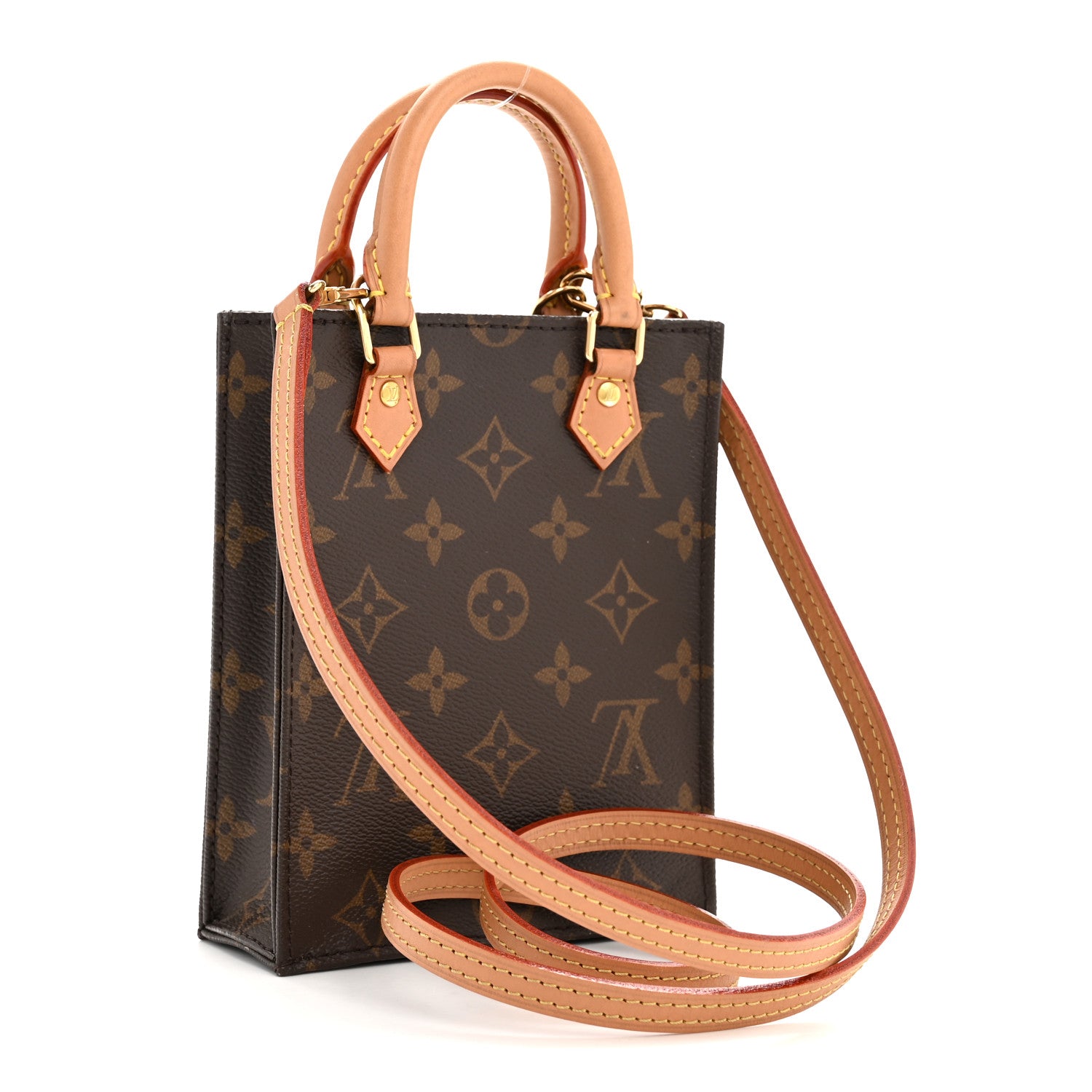 Louis Vuitton Monogram Petit Sac Plat 3 of 14
