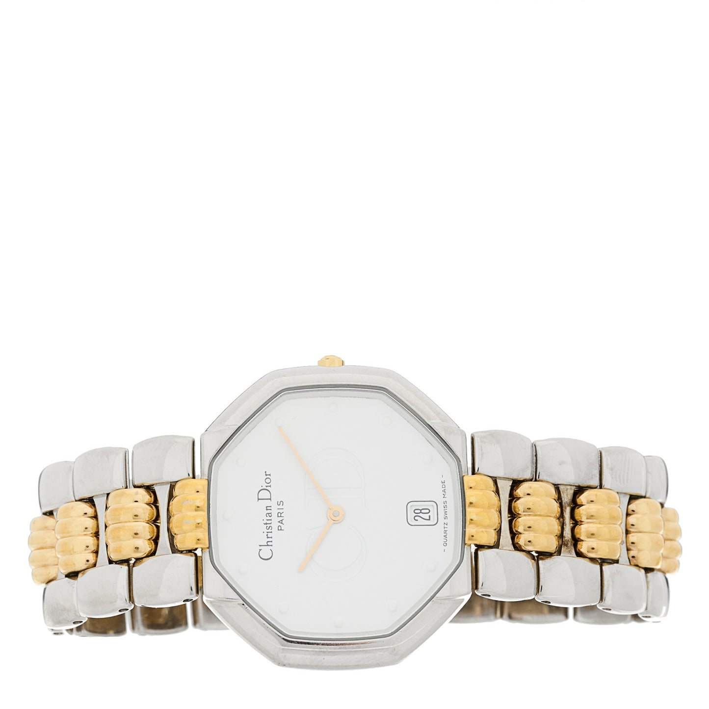 Stainless Steel 32mm Octagon Quartz Watch