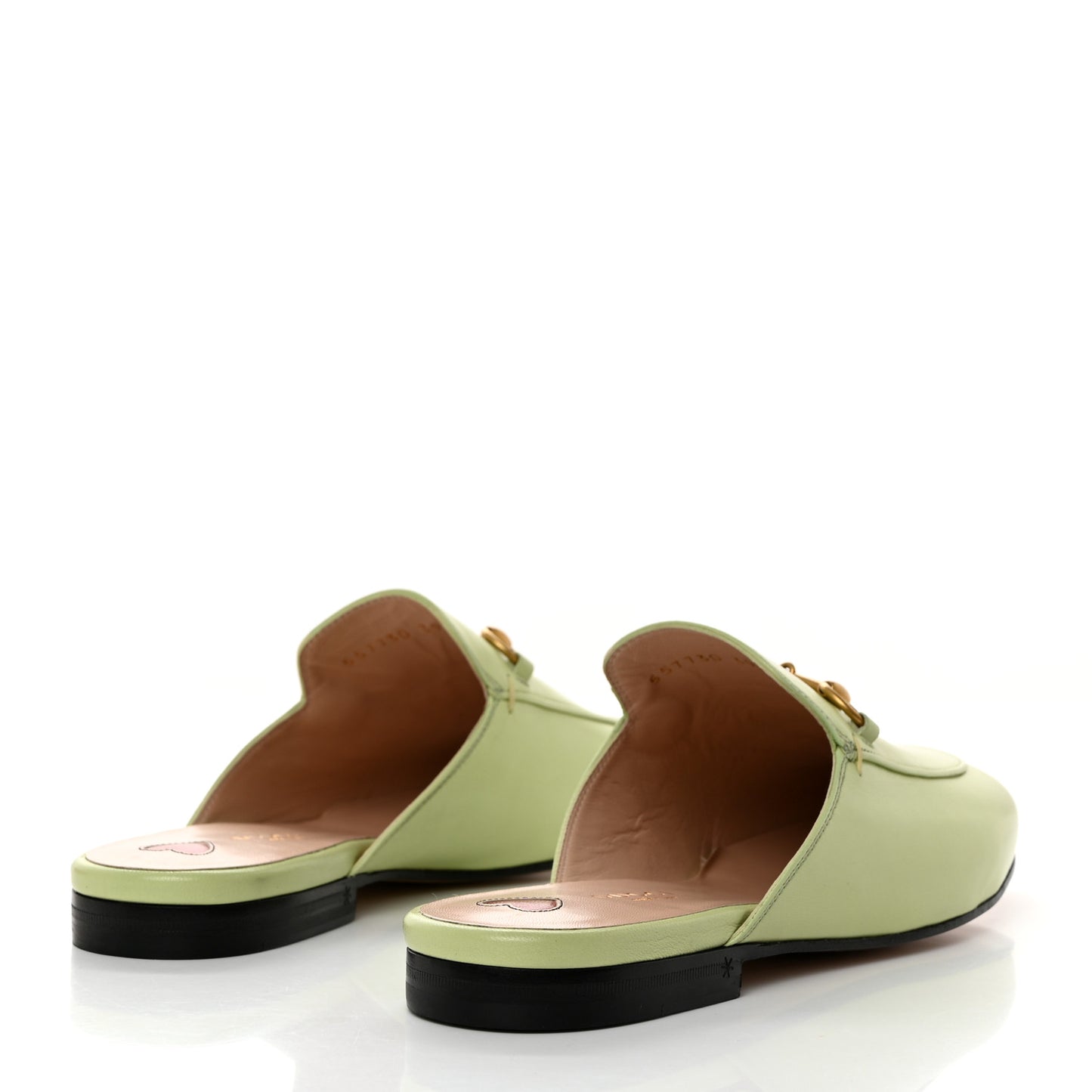 Malaga Kid Womens Princetown Slippers 39 Pistachio Green