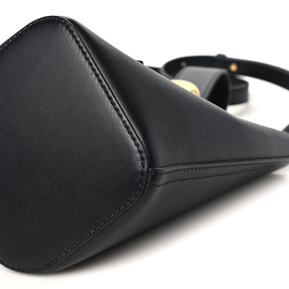 Loewe Soft Grained Calfskin Mini Pebble Bucket Bag Black 9 of 9