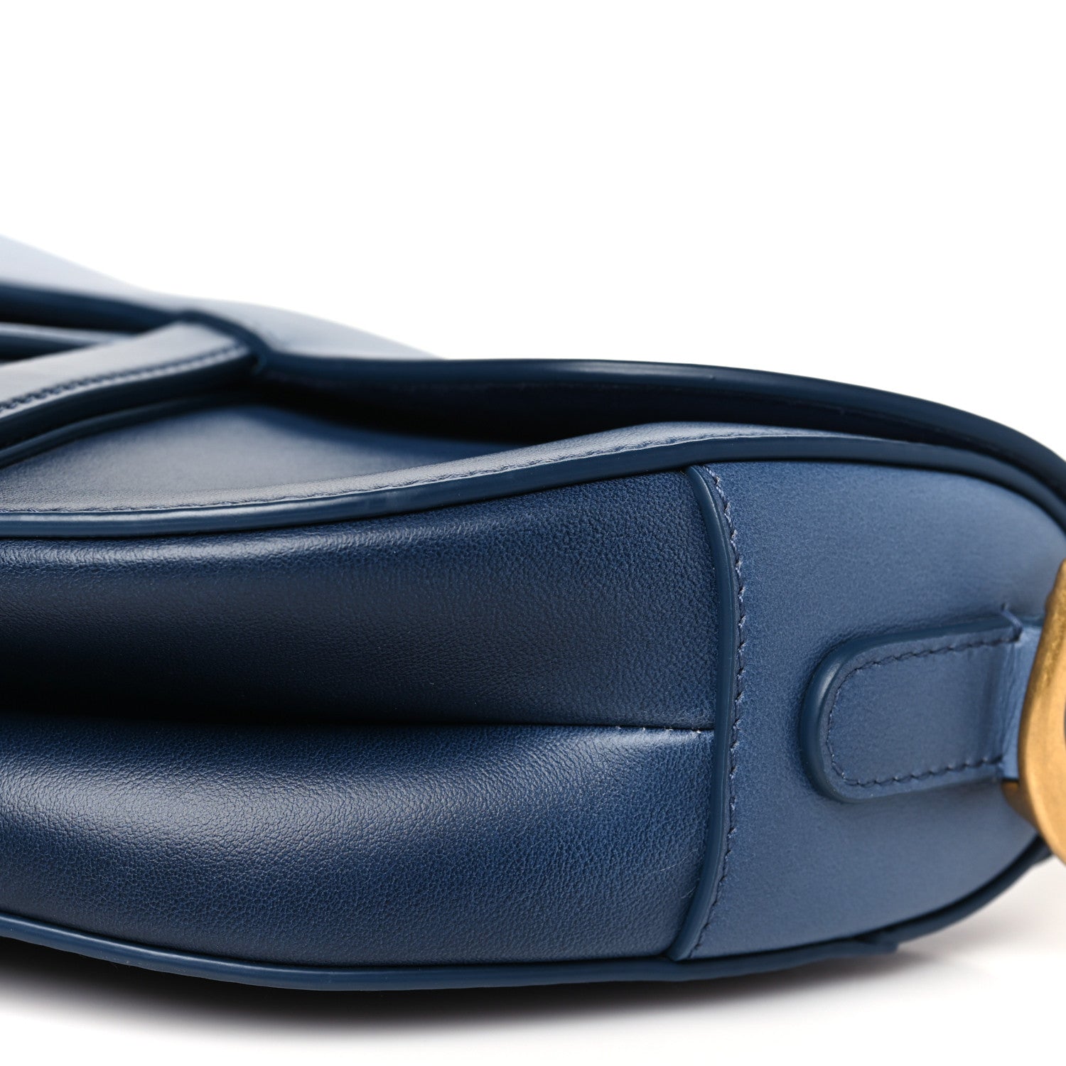 Christian Dior Calfskin Gradient Saddle Bag Indigo Blue 10 of 10
