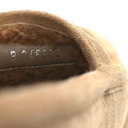 Chanel Suede Calfskin CC Loafers 41 Dark Beige 10 of 12