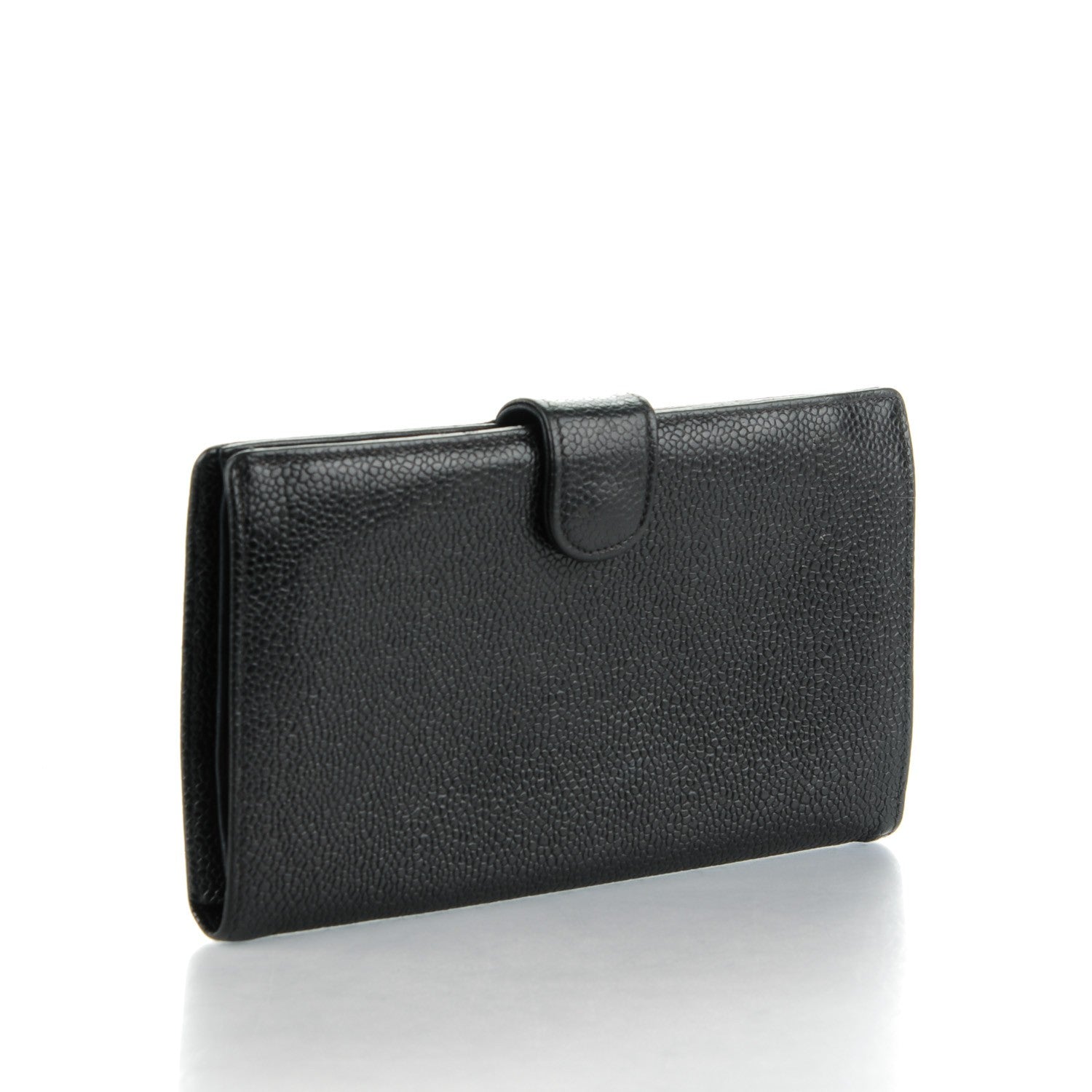 Chanel Caviar Timeless CC French Wallet Black 3 of 9