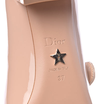 Christian Dior Patent Baby-D Ballet Pumps 37 Nude 6 of 9