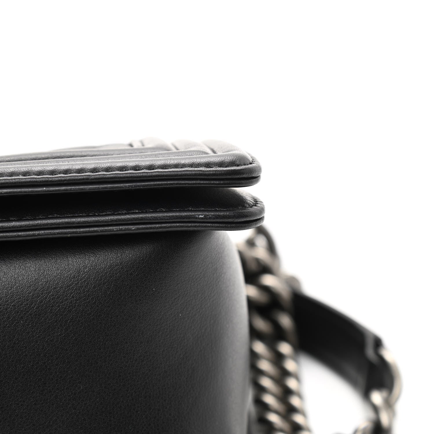 Chanel Calfskin Quilted Medium Boy Flap Black 10 of 11