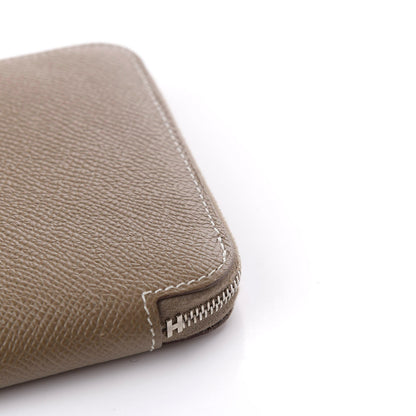 Hermes Epsom Silk'in Wallet Etoupe 7 of 9