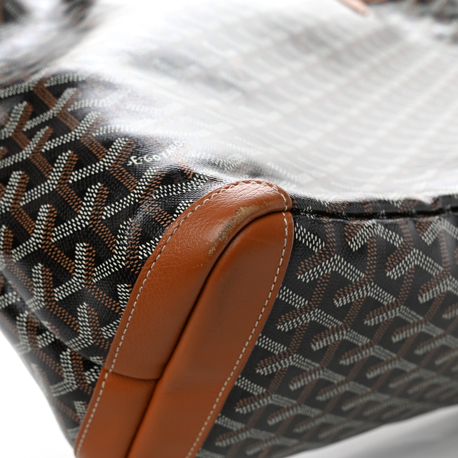 Goyard Goyardine Artois MM Black Gold 10 of 10