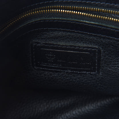 MCM Nylon Monogram Barrel Crossbody Bag Black 6 of 9