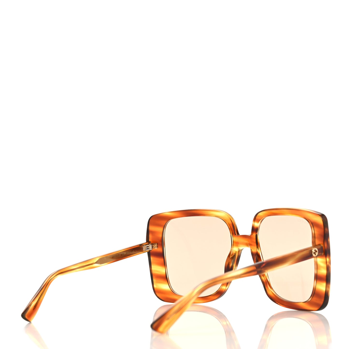 Acetate Square Frame Sunglasses GG1314S Havana