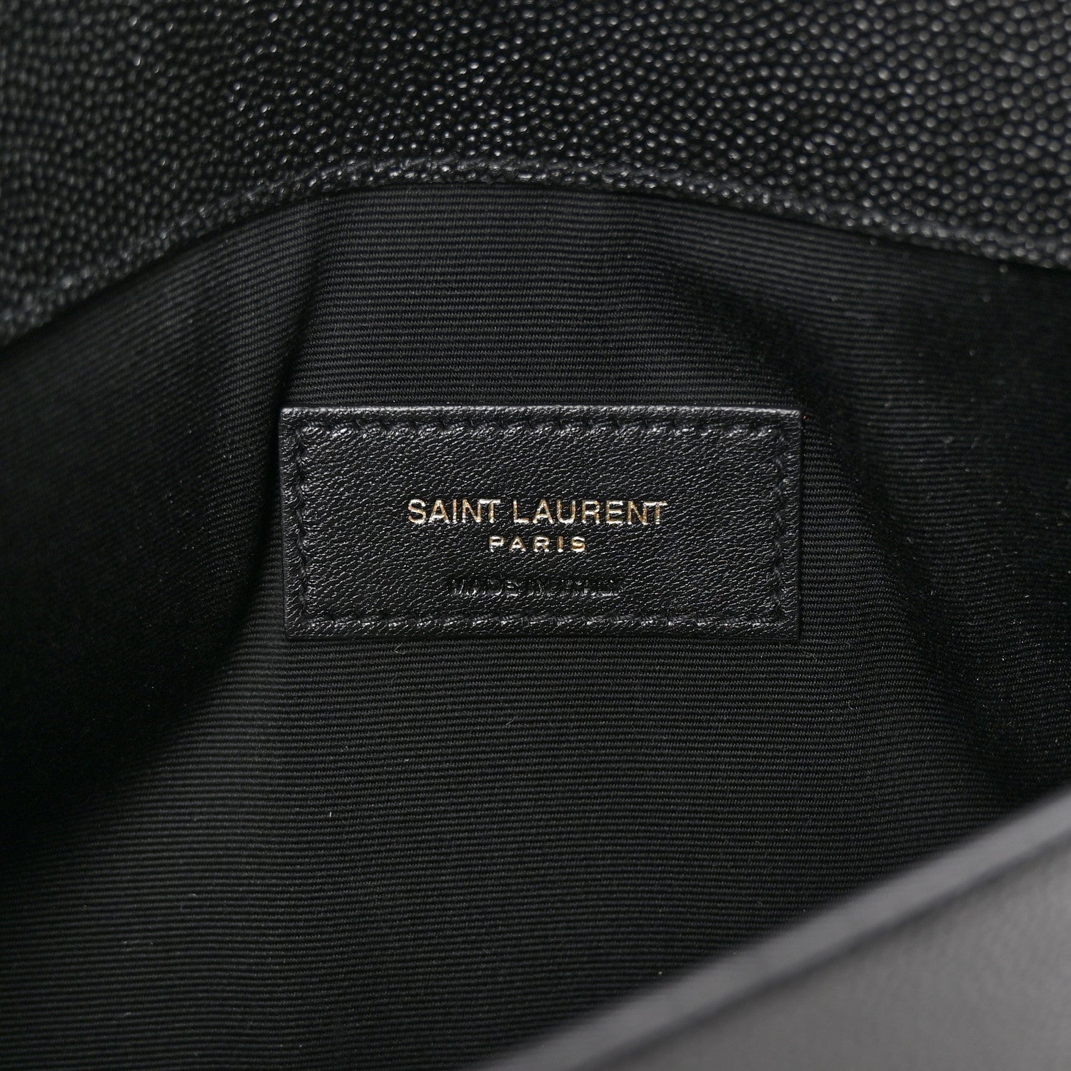 Saint Laurent Grain De Poudre Uptown Pouch Black 12 of 18