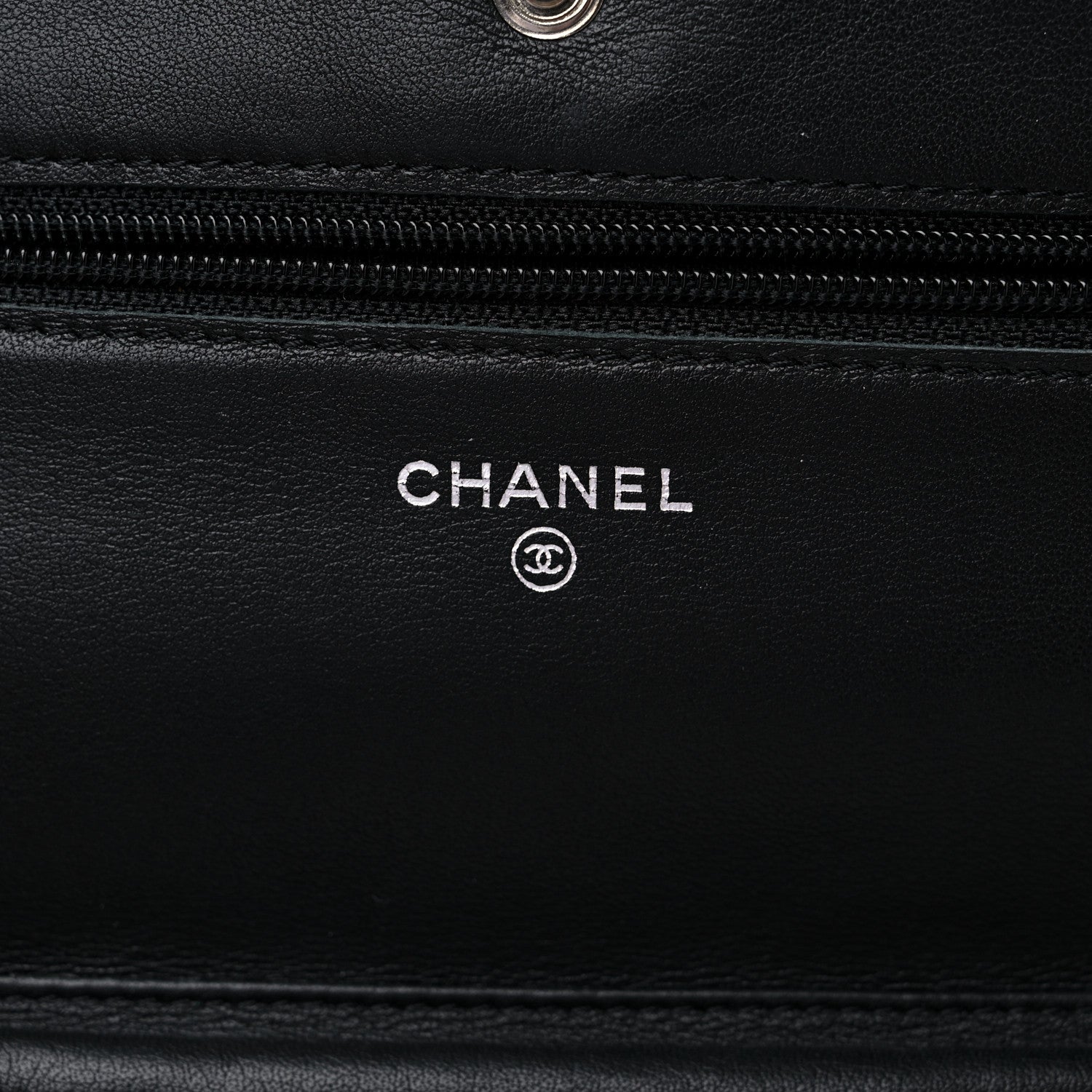 Chanel Patent Quilted Brilliant Wallet On Chain WOC Black 6 of 12