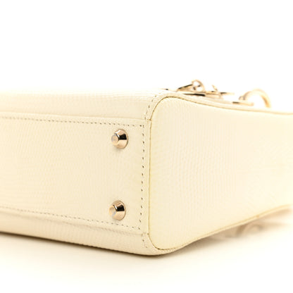 Christian Dior Lizard Mini Lady Dior White 10 of 11