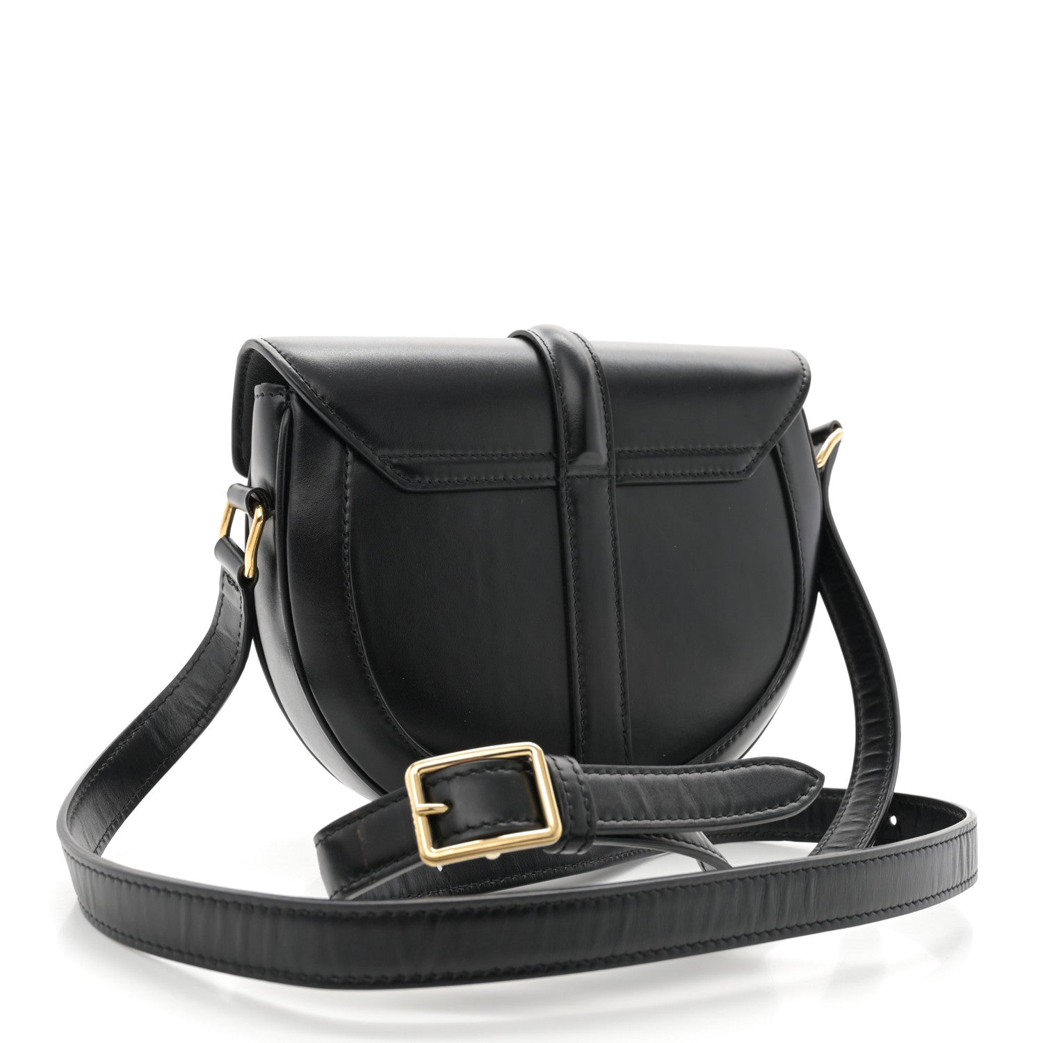 Celine Satinated Calfskin Besace Small 16 Black 3 of 9