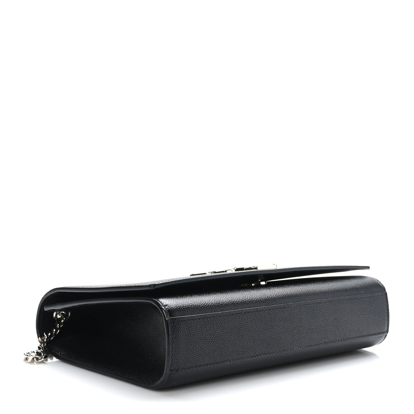 Grain De Poudre Medium Classic Monogram Kate Satchel Black