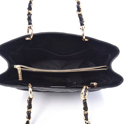 Chanel Caviar Quilted Grand Shopping Tote GST Black 4 of 8