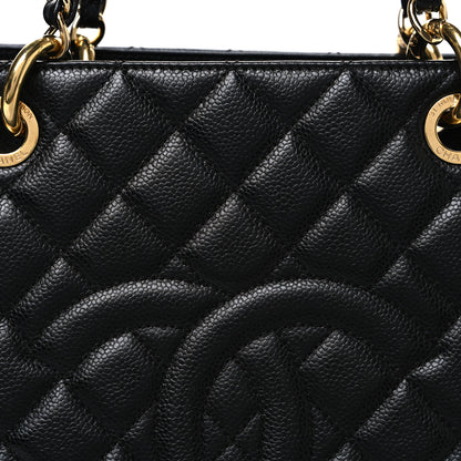 Chanel Caviar Quilted XL Grand Shopping Tote GST Black 8 of 10