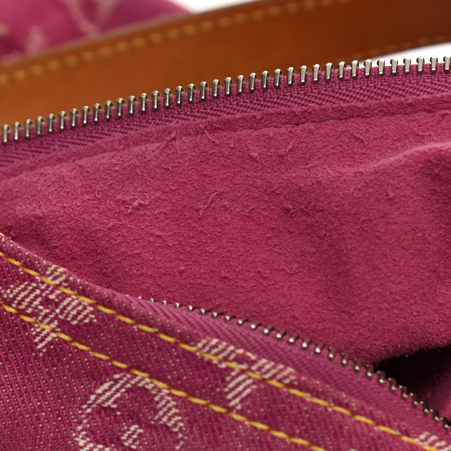 Louis Vuitton Denim Baggy PM Fuchsia 21 of 25