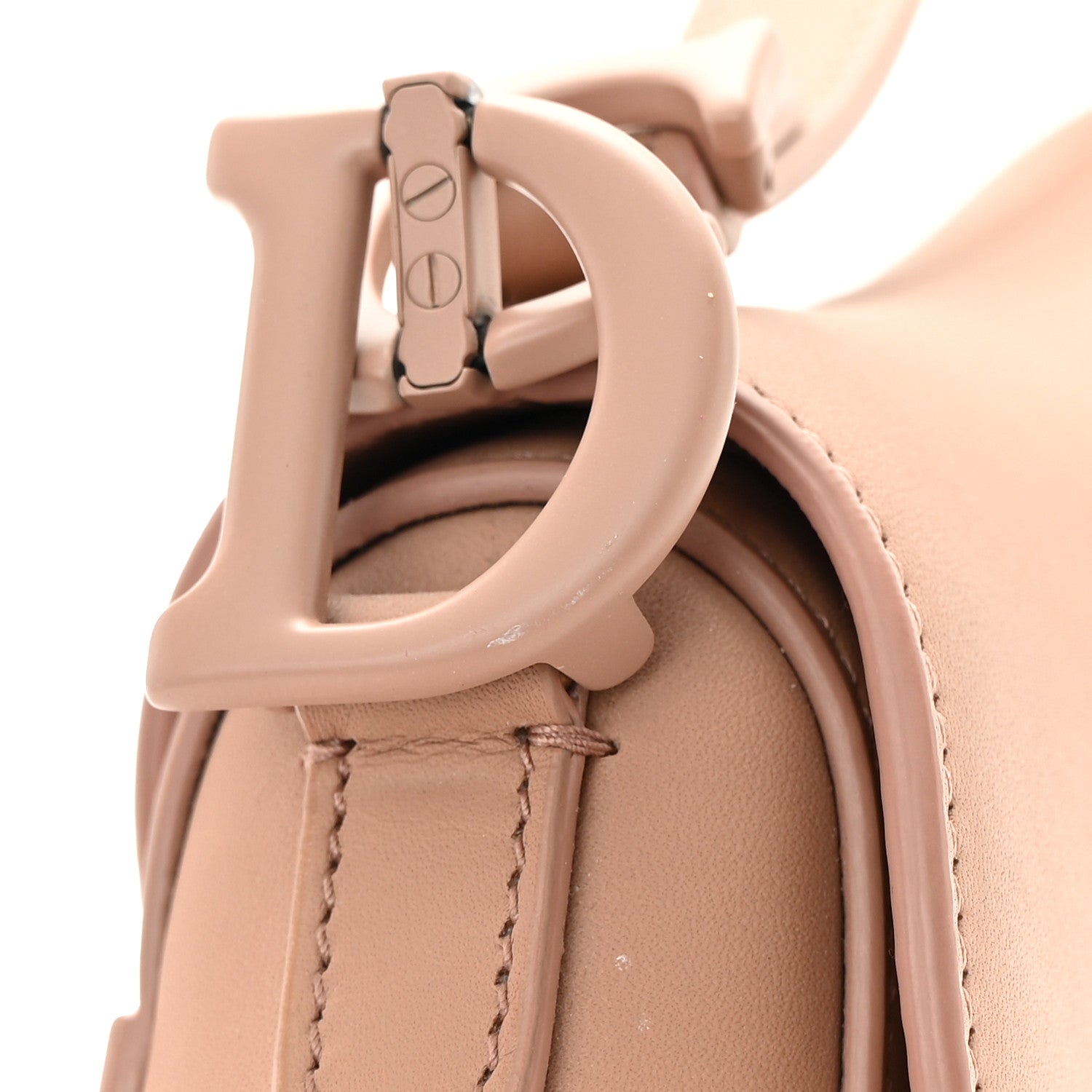 Christian Dior Ultra Matte Calfskin Mini Saddle Bag Blush 14 of 14