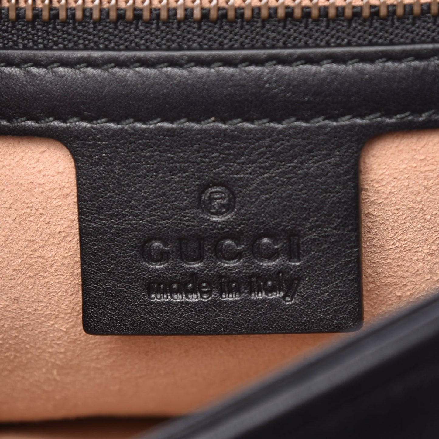 Calfskin Matelasse Medium GG Marmont Shoulder Bag Black