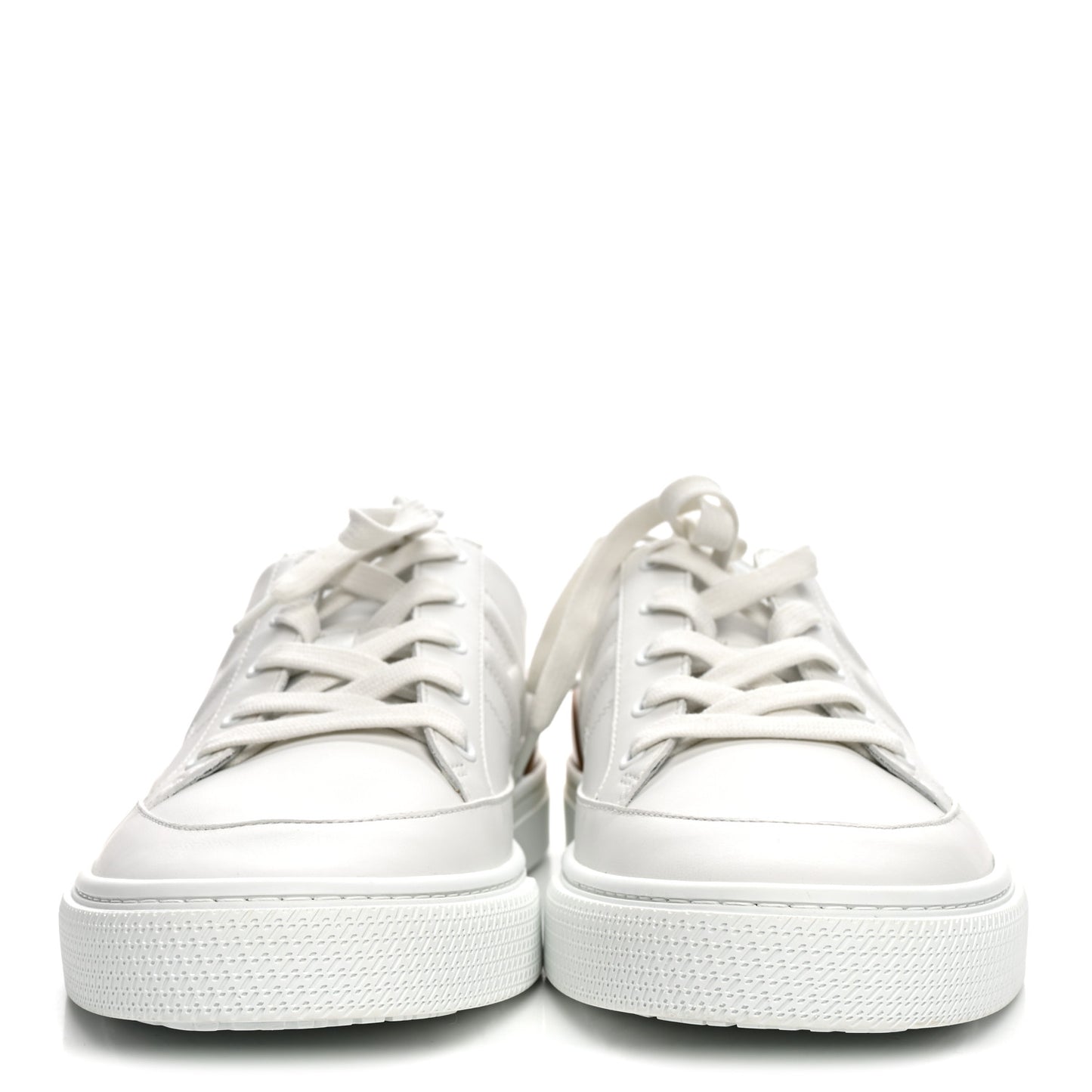 Calfskin Mens Deep Sneakers 44 White Gold