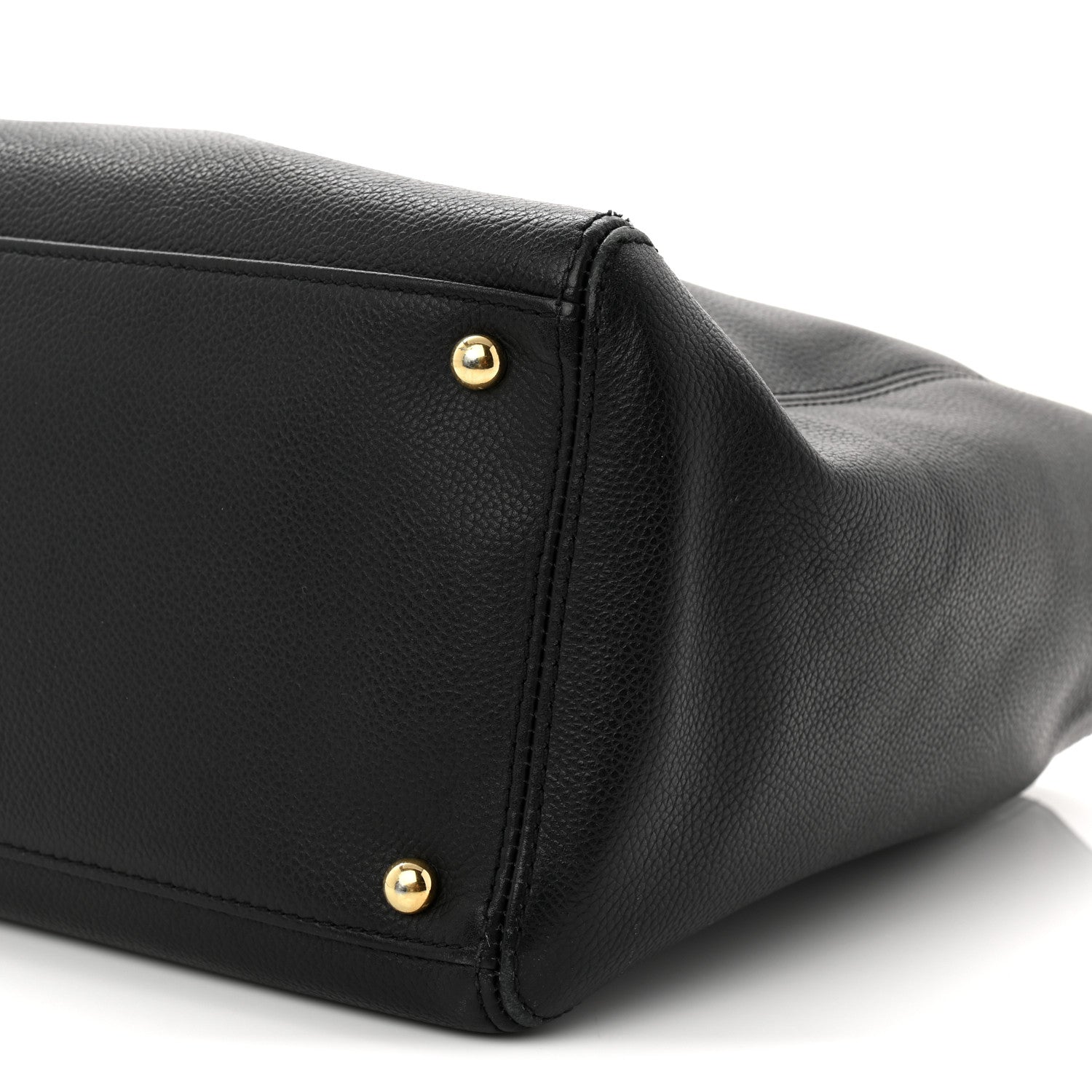 Chanel Calfskin Cerf Executive Shopper Tote Black 10 of 11