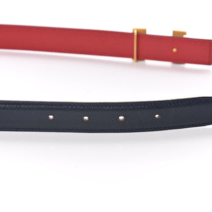 Hermes Courchevel 24mm Mini Constance H Belt 75 Rouge Vif 6 of 7