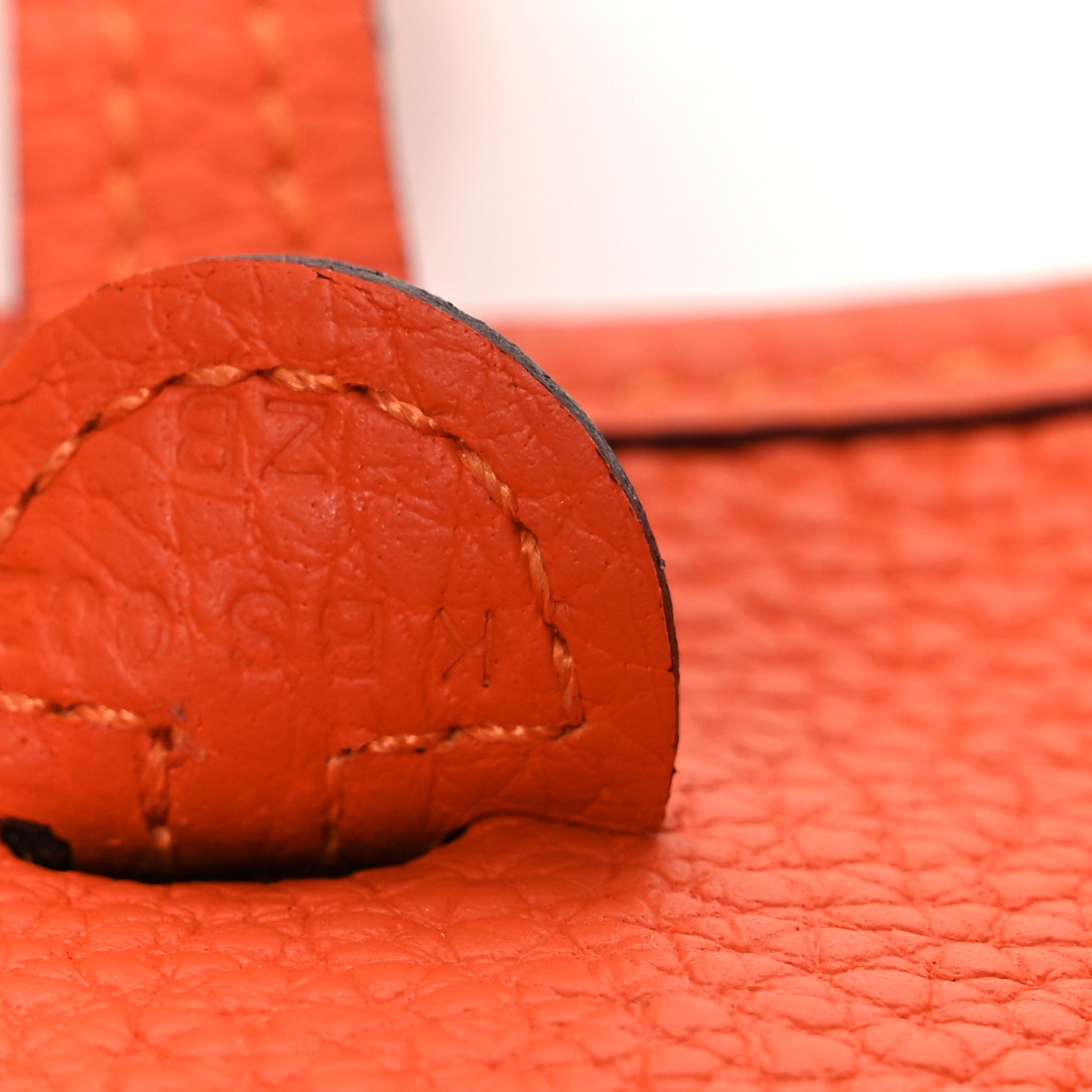 Hermes Taurillon Clemence Evelyne TPM Orange 7 of 12