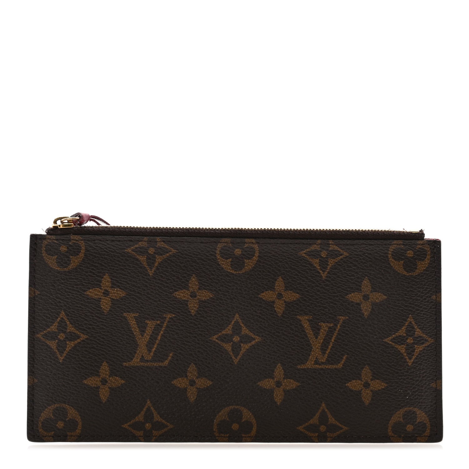 Louis Vuitton Monogram Felicie Chain Wallet Zippered Insert Fuchsia 1 of 8