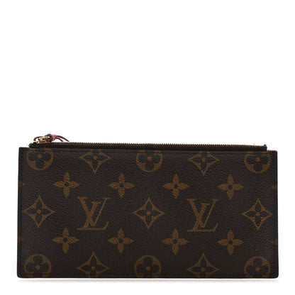 Louis Vuitton Monogram Felicie Chain Wallet Zippered Insert Fuchsia 1 of 8