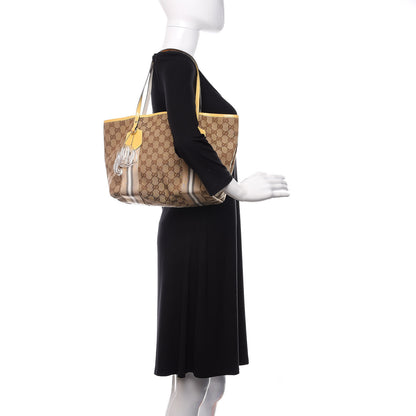 Gucci Monogram Web Medium Jolie Tote Yellow 2 of 11