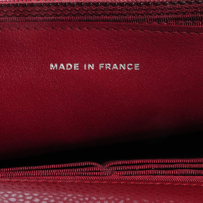 Chanel Caviar Quilted Wallet on Chain WOC Red 7 of 9