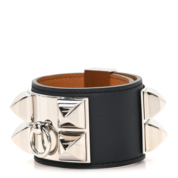 Hermes Swift Collier de Chien CDC Bracelet S Black 1919631