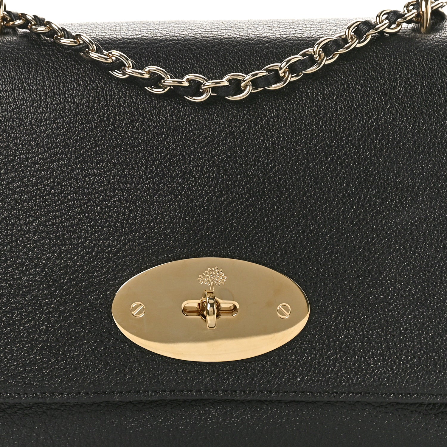 Mulberry Glossy Goatskin Medium Lily Black 7 of 9