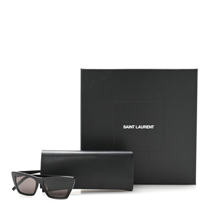 Saint Laurent Acetate Mica Cat Eye Sunglasses SL 276 Black 8 of 8