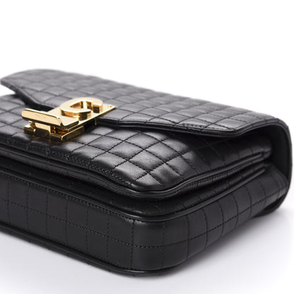Celine Calfskin Quilted Small C Bag Black 7 of 10