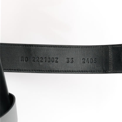 Hermes Calfskin Womens Chypre Sandals 35 Black 9 of 9