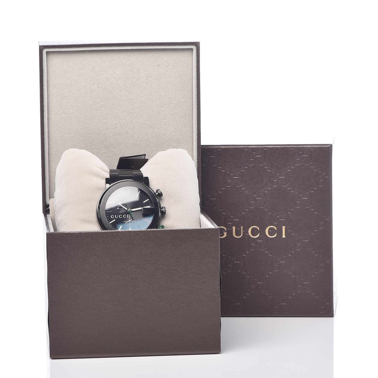 Gucci PVD Stainless Steel 44mm 101M G-Chrono Quartz Watch Black 8 of 8