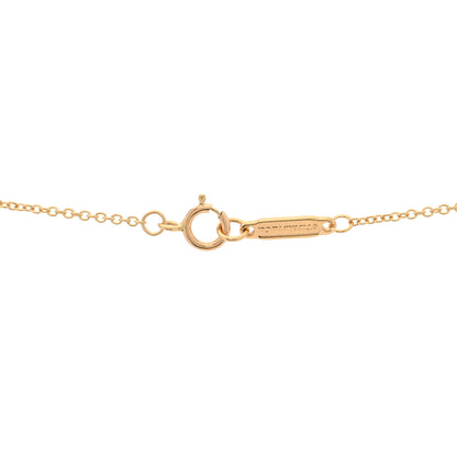 Tiffany 18K Rose Gold Diamond Paper Flowers Pendant Necklace 4 of 6