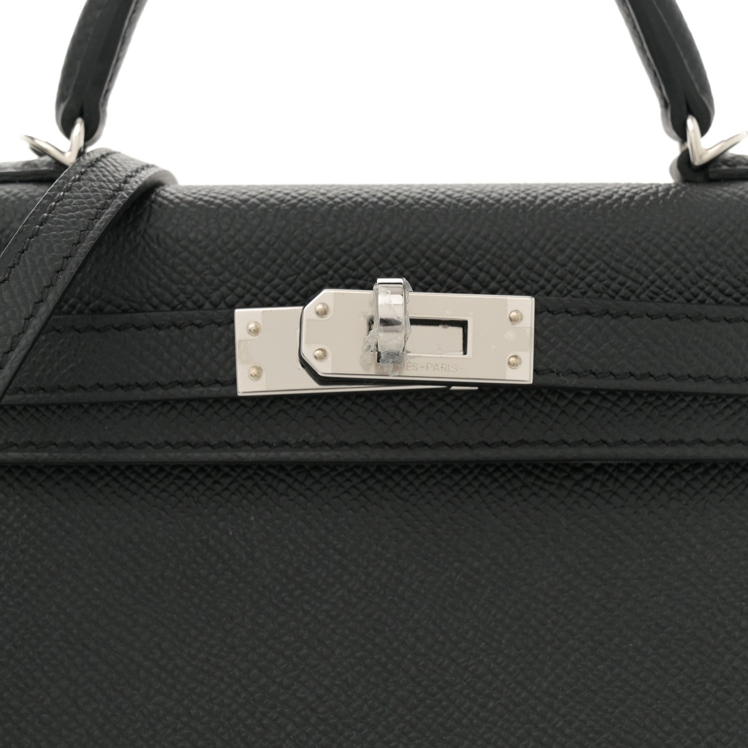 Hermes Epsom Mini Kelly Sellier 20 Black 8 of 11
