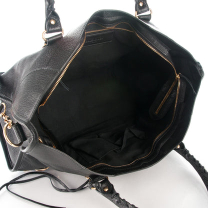 Balenciaga Chevre Gold Metallic Edge Hardware Part Time Black 5 of 7